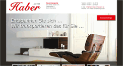 Desktop Screenshot of haber-klaviertransport.de